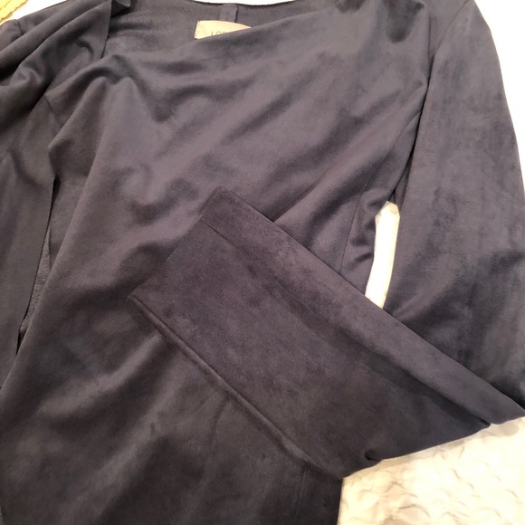 Loft Faux suede drape front jacket - *buy 2 Loft items, get 1 free* - Picture 6 of 9